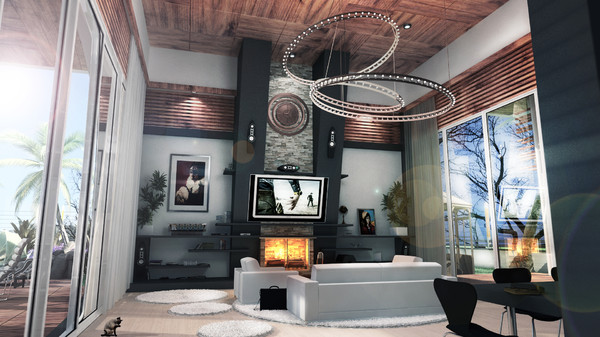 scene modern building house 3ds - Modern Home (3) by solarseas
